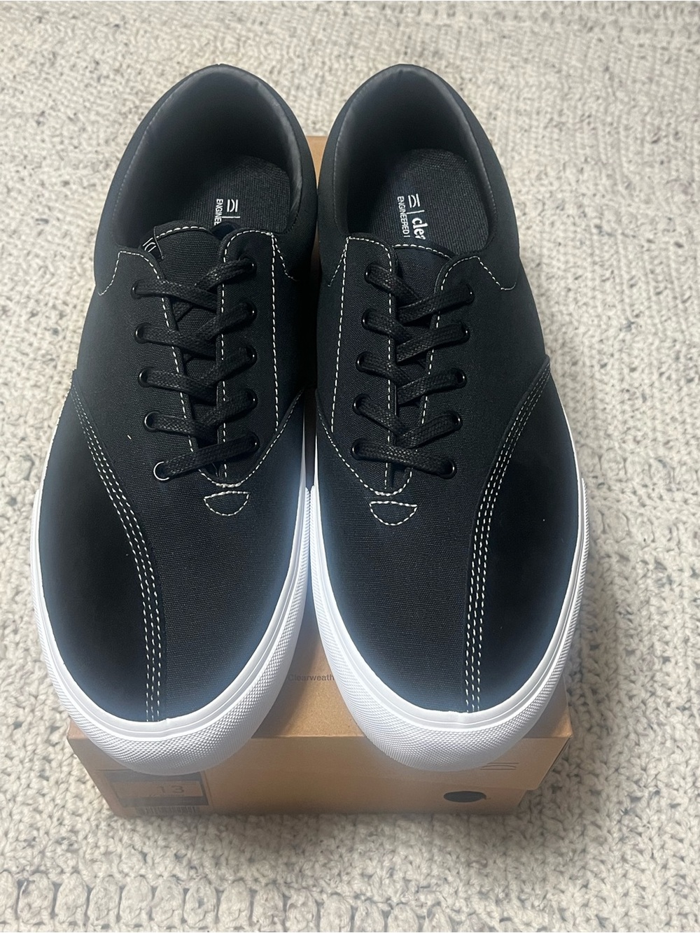 Brand New Clearweather Donny Men's Canvas Lace-Up Shoes